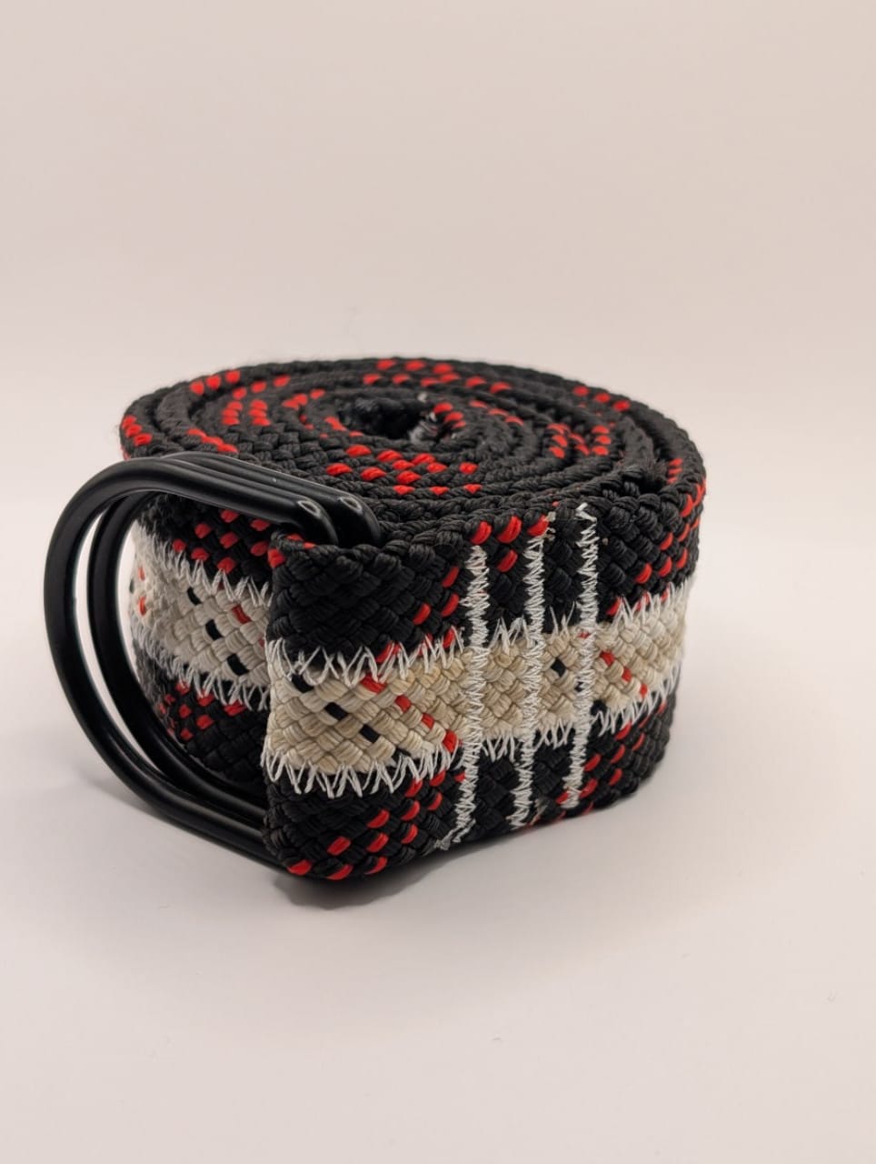 Black & White Climbing Rope Belt (3 Rope)