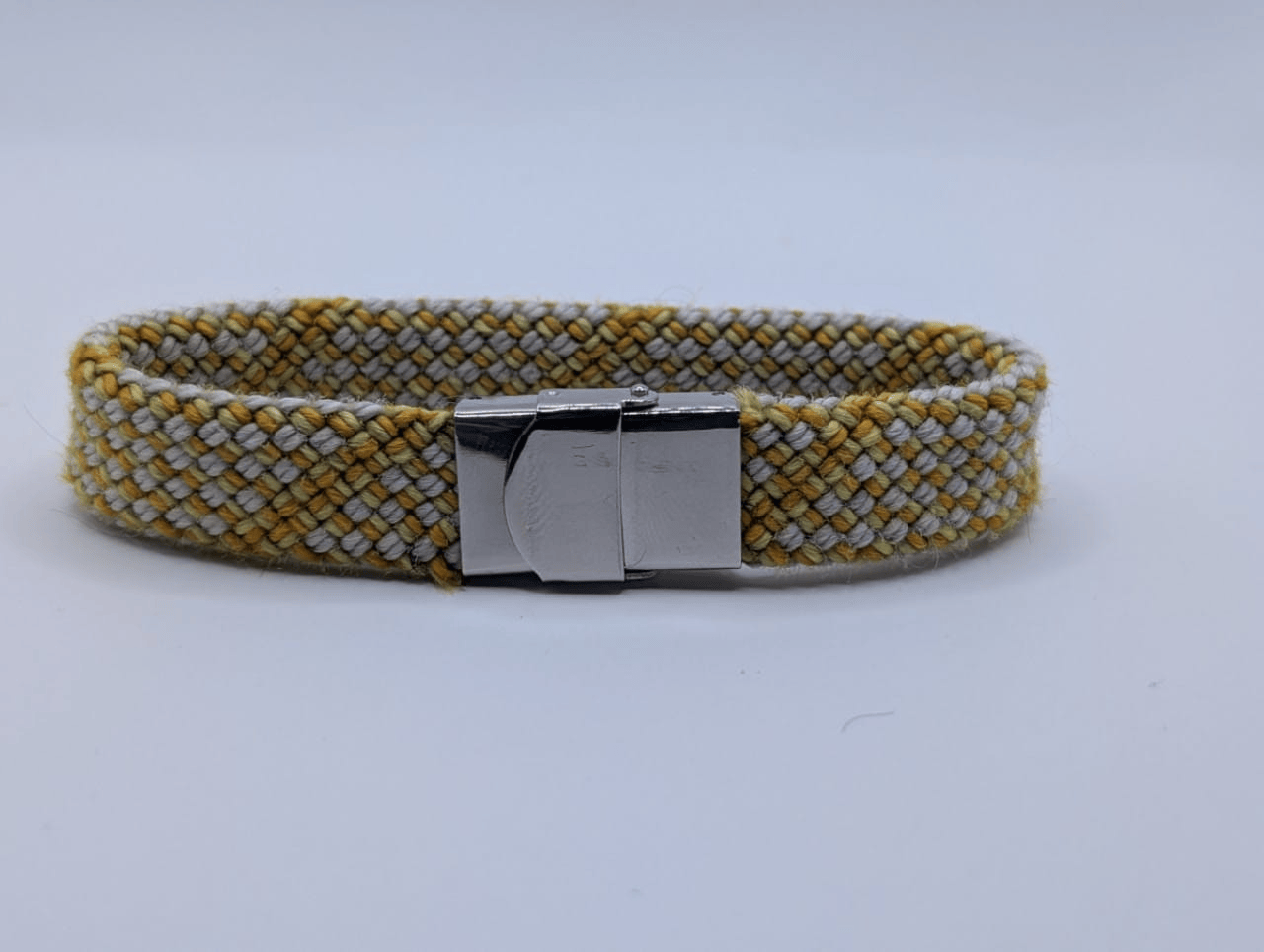 Yellow, Orange & White Rope Bracelet