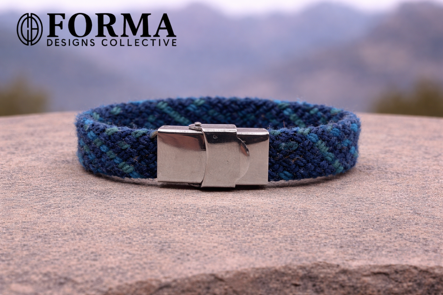 3-Blues Rope Bracelet