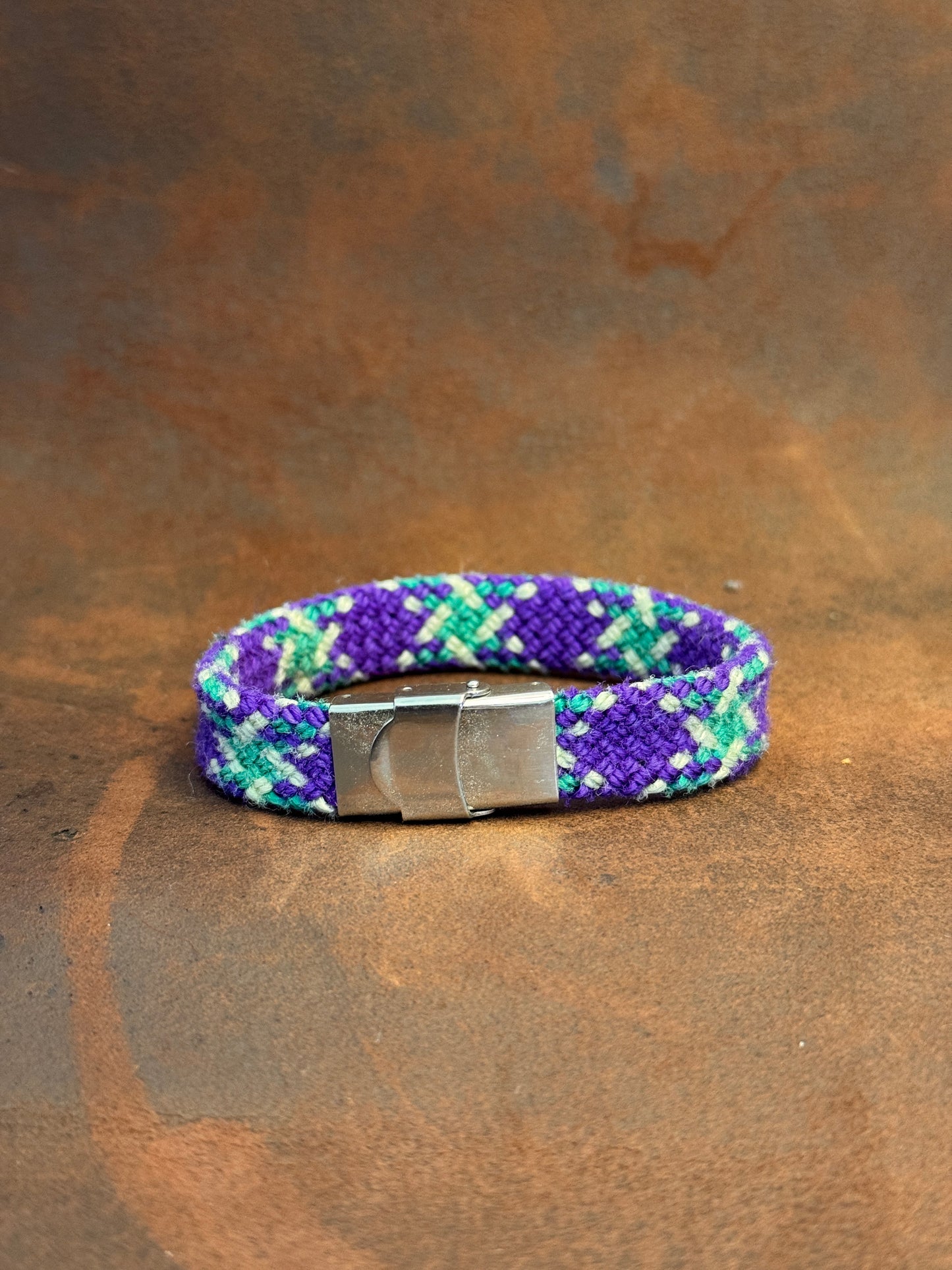 Purple & Green Bracelet