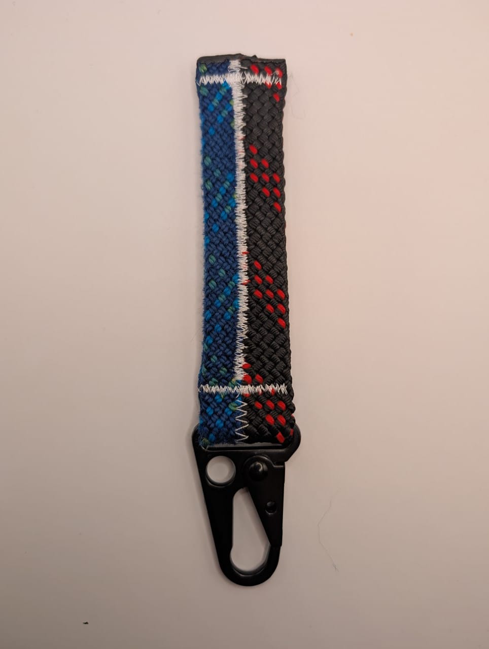 Blue & Black Climbing Rope Keychain