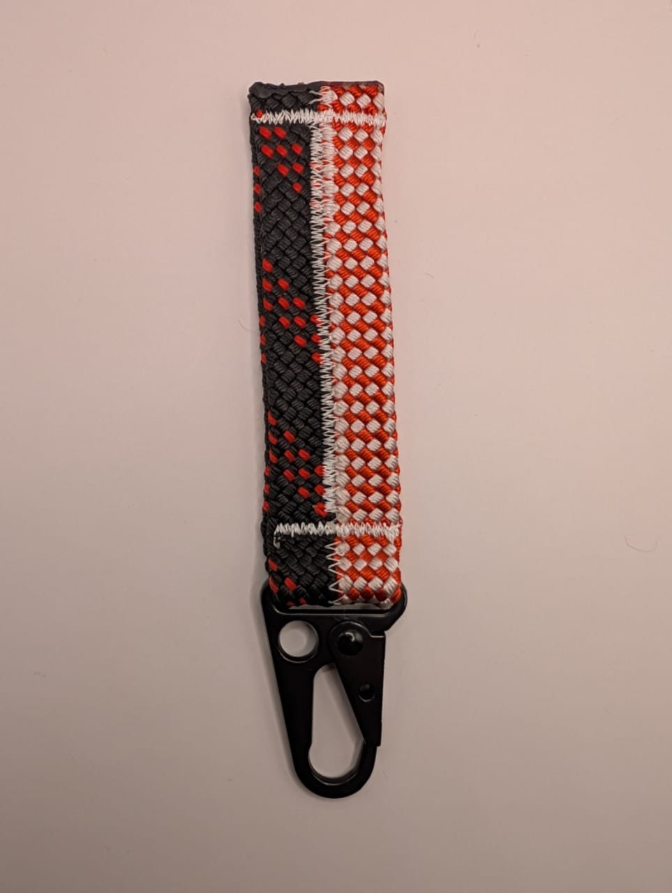 Black & Red Climbing Rope Keychain