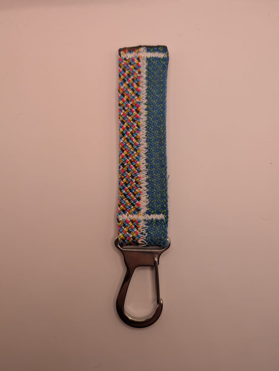 Rainbow & Blue Climbing Rope Keychain
