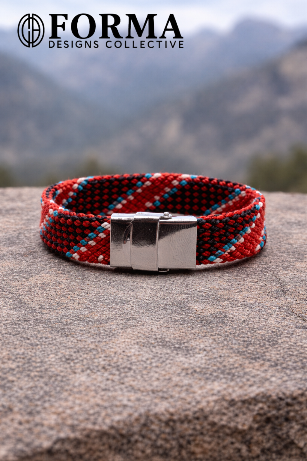 Red & Black Rope Bracelet