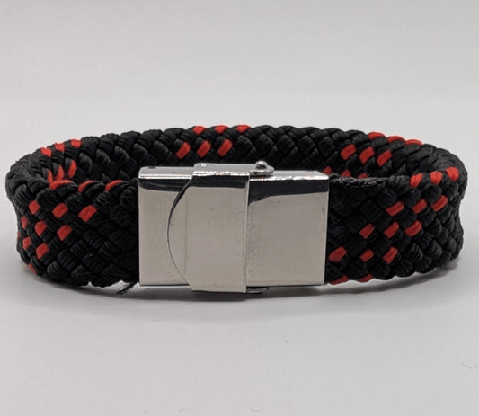 Black & Red Rope Bracelet