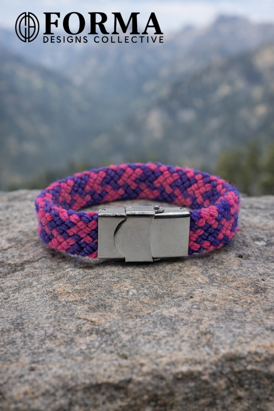 Purple Rope Bracelet