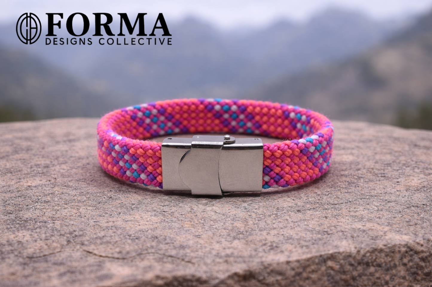 Pink & Blue Bracelet