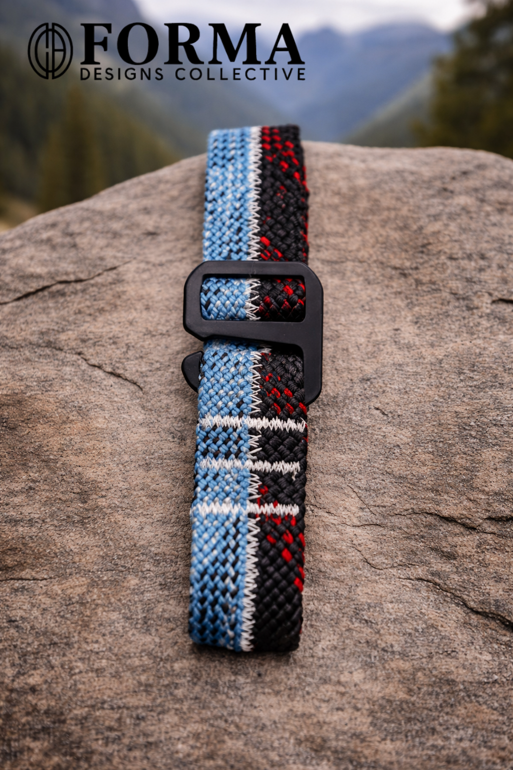 Bue & Black Climbing Rope Belt (2 Rope)