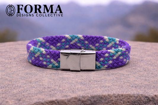 Purple & Green Bracelet