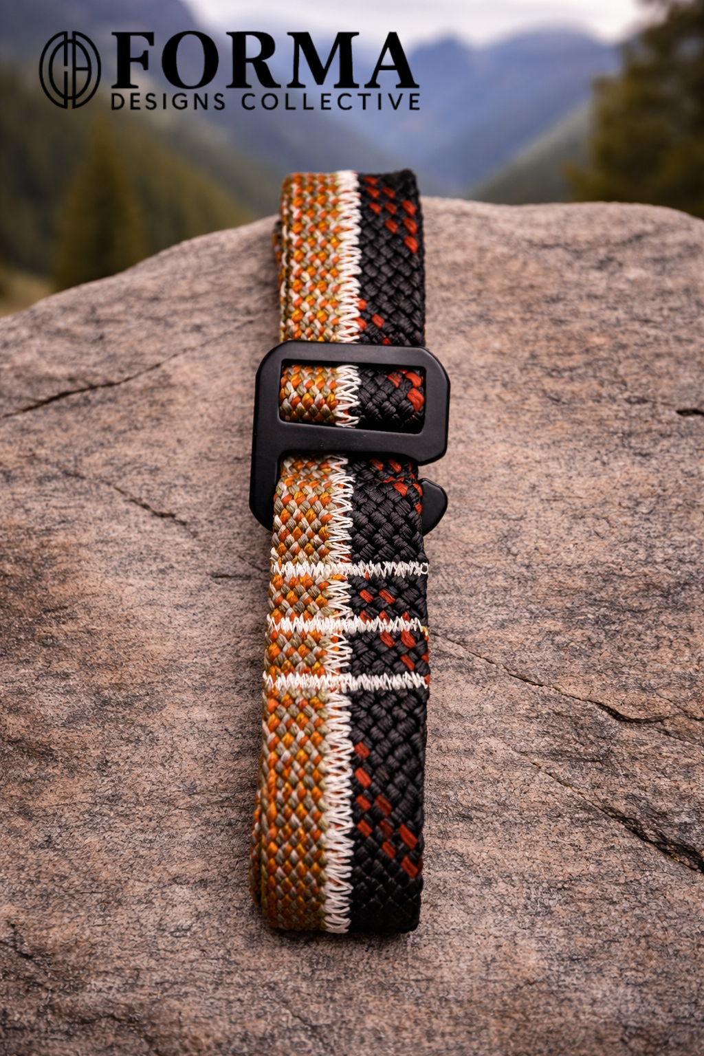 Brown & Black Climbing Rope Belt (2 Rope)