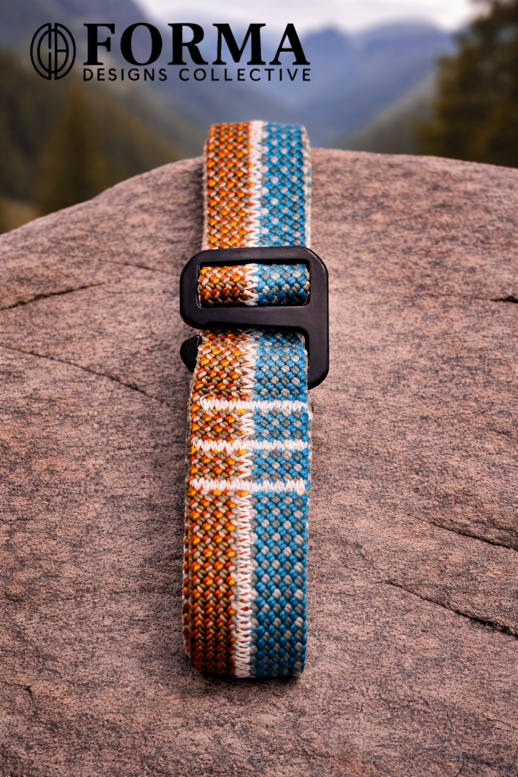Brown & Blue Climbing Rope Belt (2 Rope)