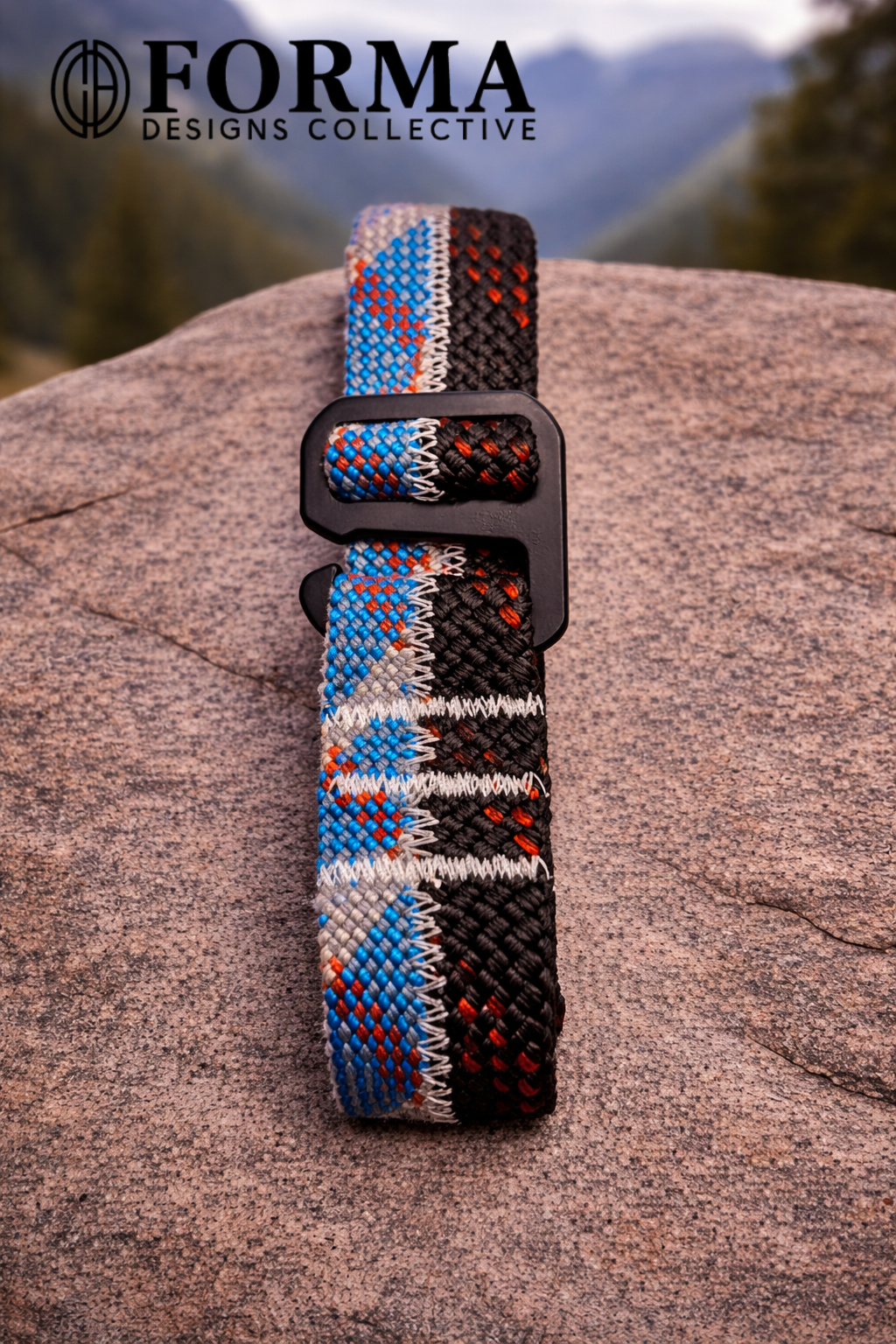 Blue & Black Climbing Rope Belt (2 Rope) (Copy)
