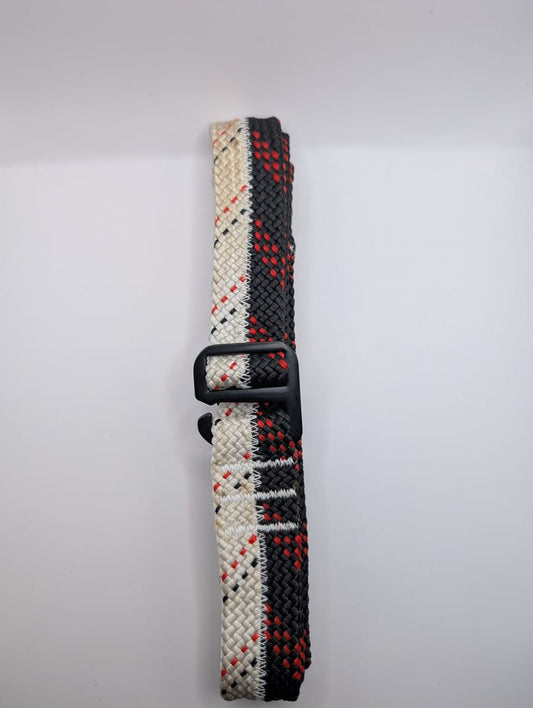 Black & White Climbing Rope Belt (2 Rope)