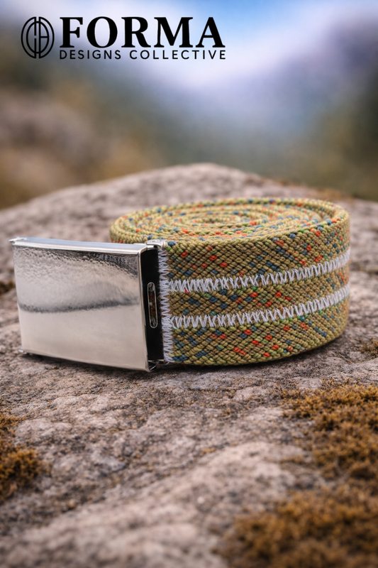 Green & Blue Climbin Rope Belt (3 Rope Belt)