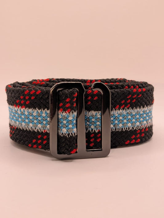 Black & Blue Climbing Rope Belt (3 Rope)