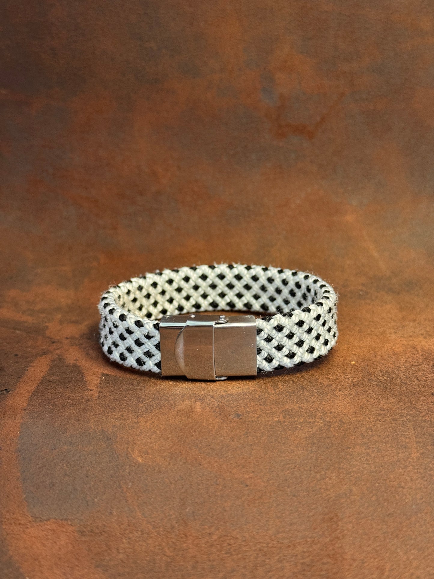 White & Black Rope Bracelet