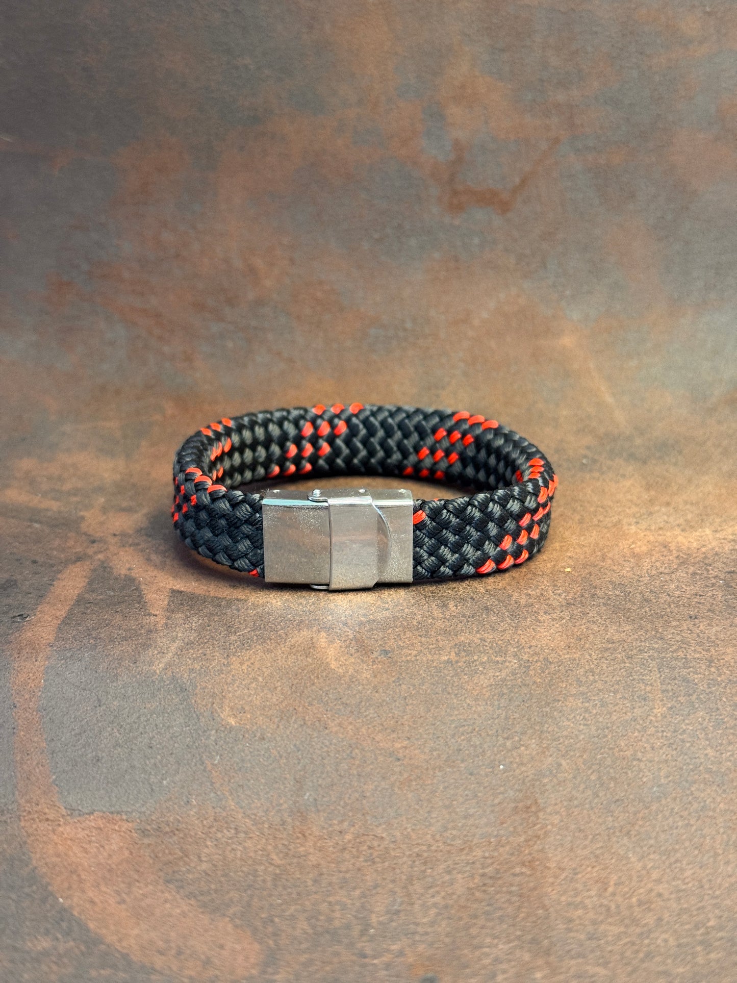 Black & Red Rope Bracelet