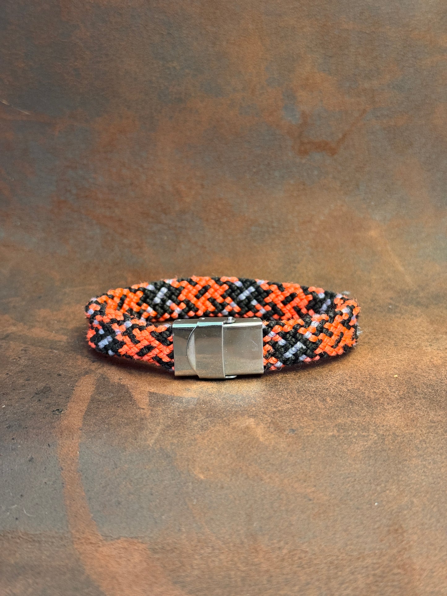 Pink & Black Climbing Rope Bracelet
