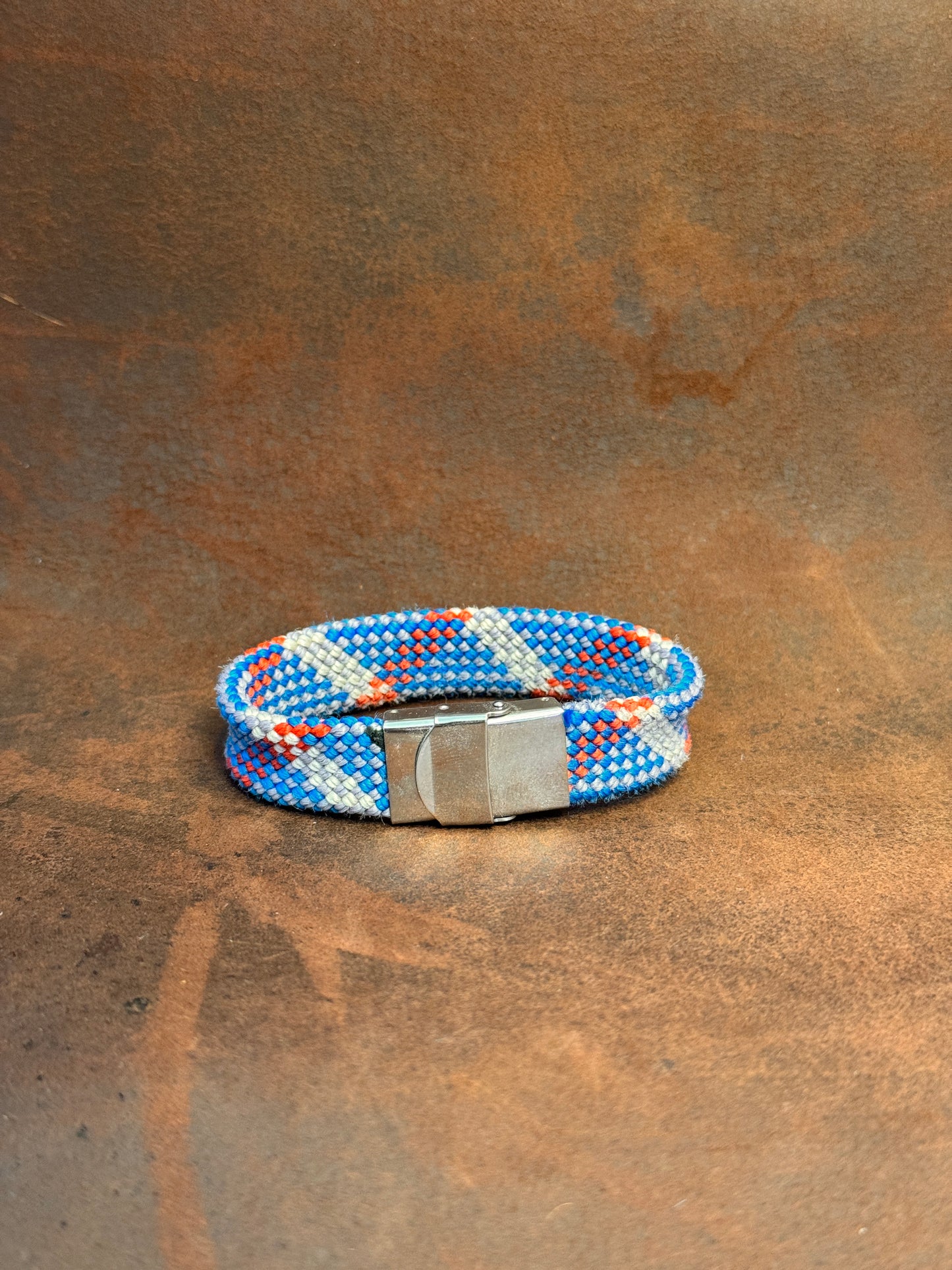 Blue & White Rope Bracelet