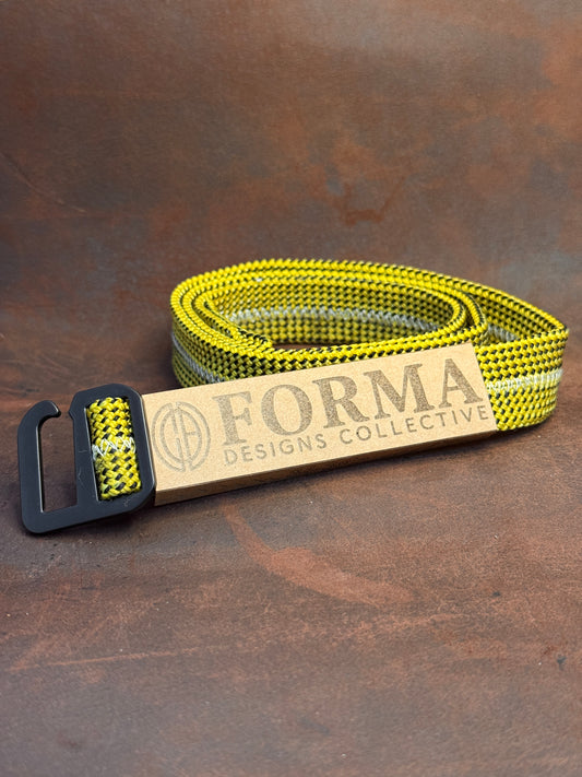 Climbing Rope Belt Green & Black (2 Rope)