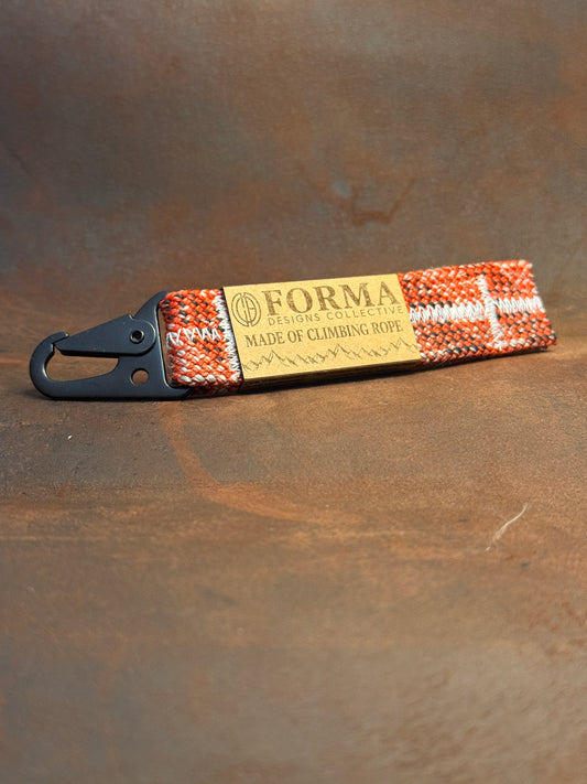 Red & Black Climbing Rope Keychain