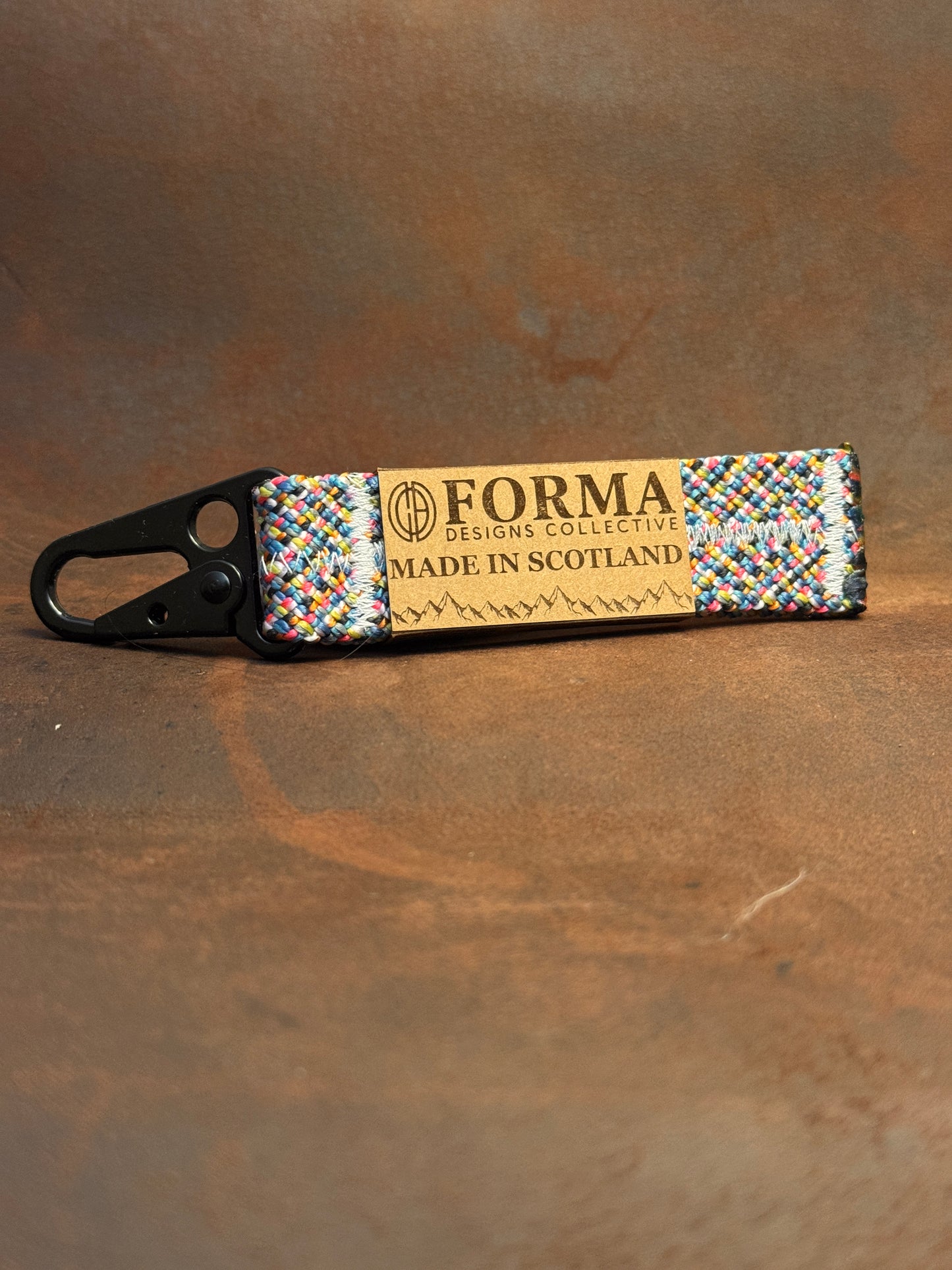 Rainbow Climbing Rope Keychain