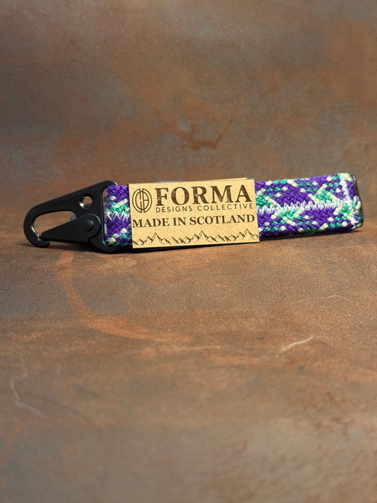 Purple Climbing Rope Keychain