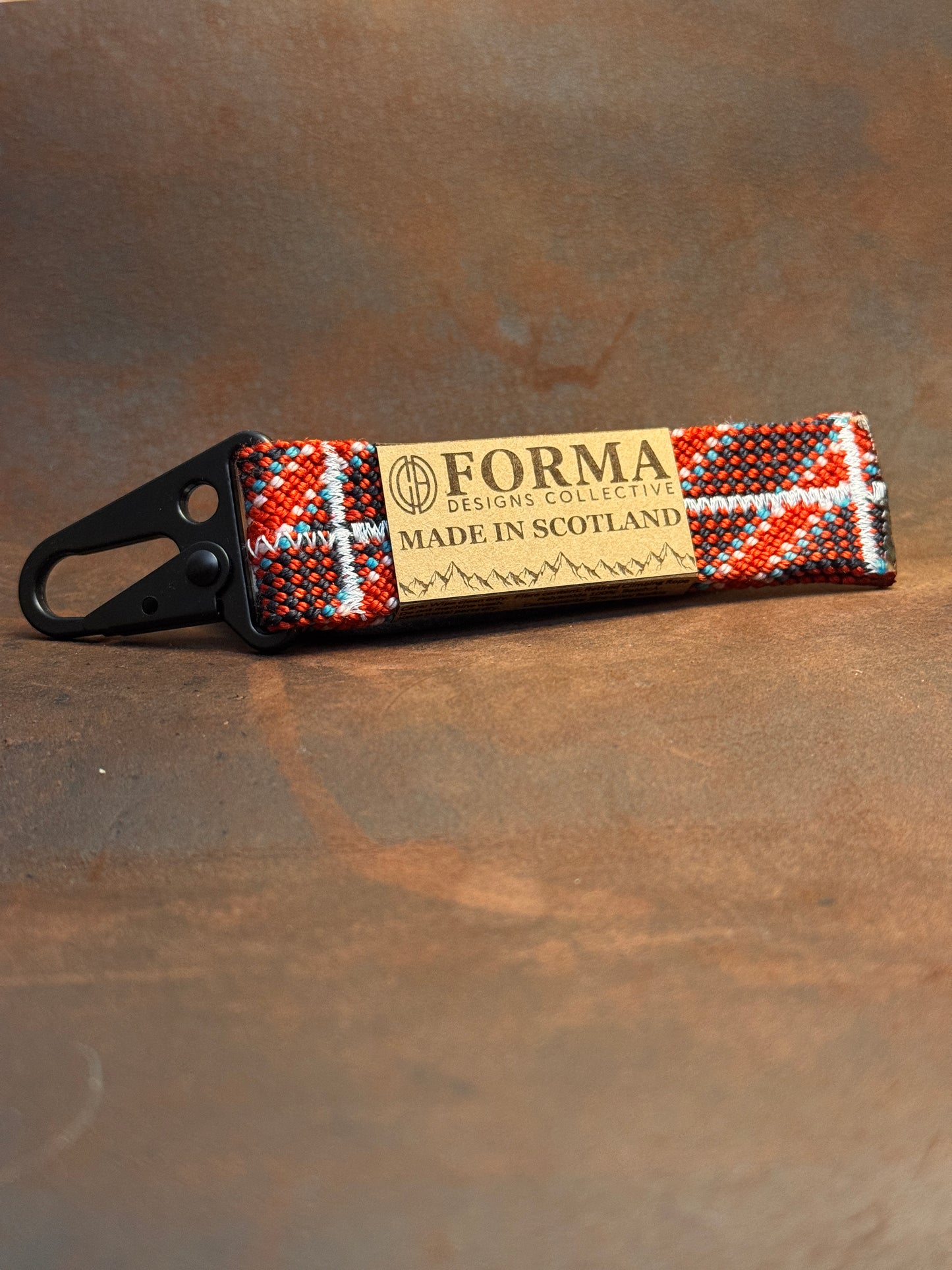 Red & Black Climbing Rope Keychain