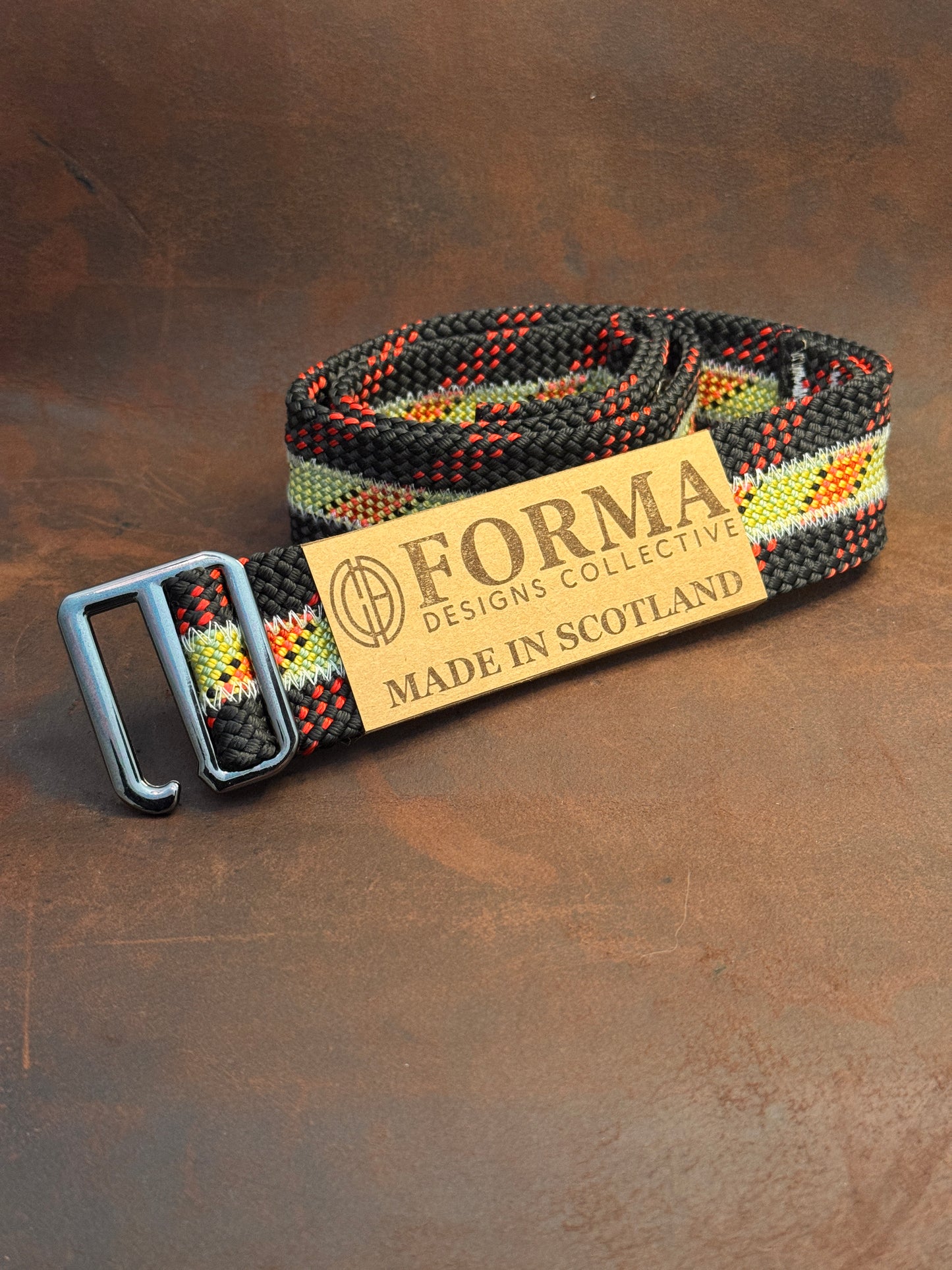 Black, Green & Orange Climbing Rope Belt