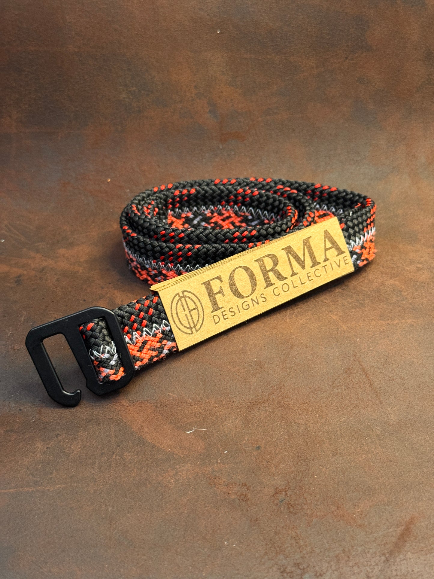 Black, Red & Pink Climbing Rope Belt