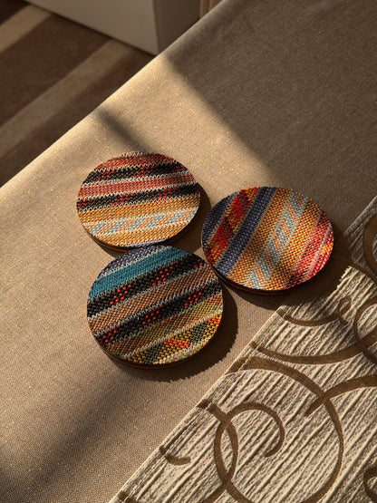 Warm Colour Climbing Rope Coaster Bundle (4 Pack)