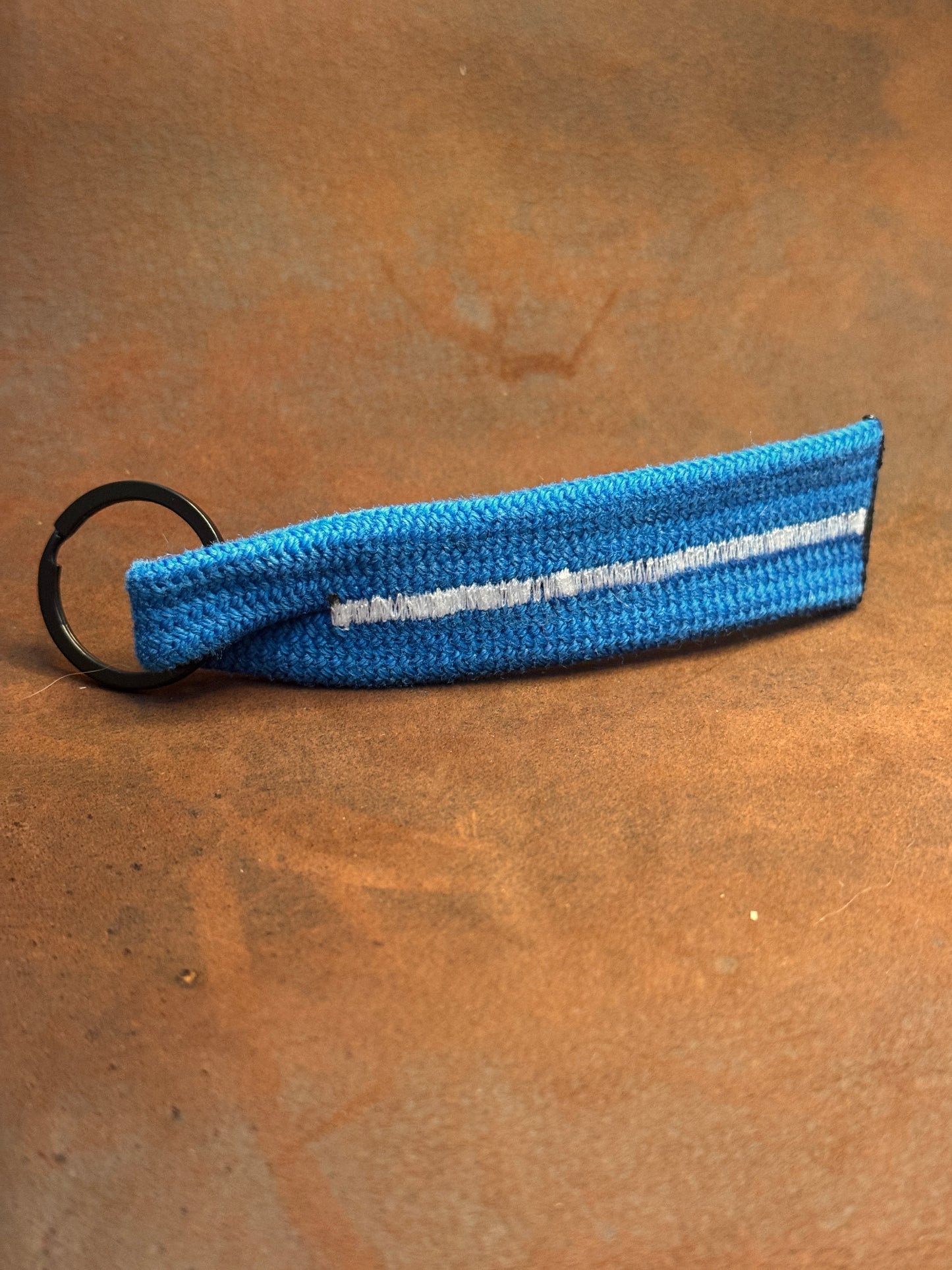 Blue loop Climbing Rope Keychain