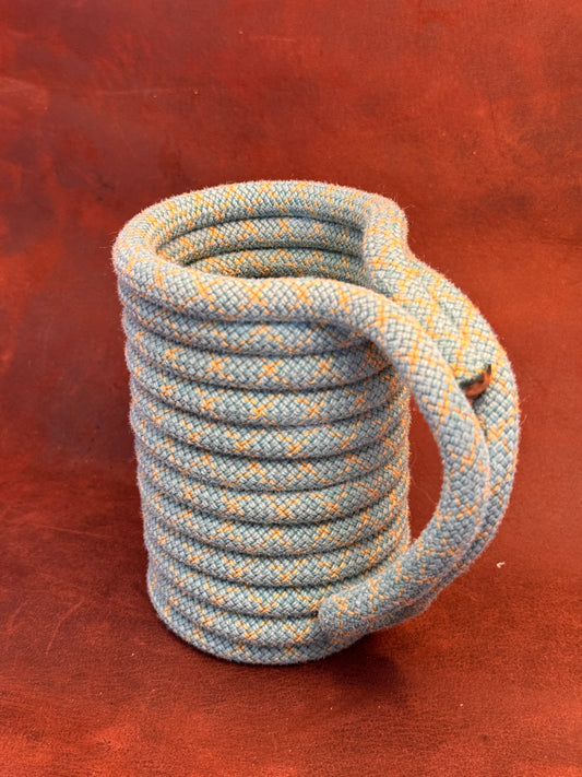 Blue & Yellow, Short Climbing Rope Cup Cosy
