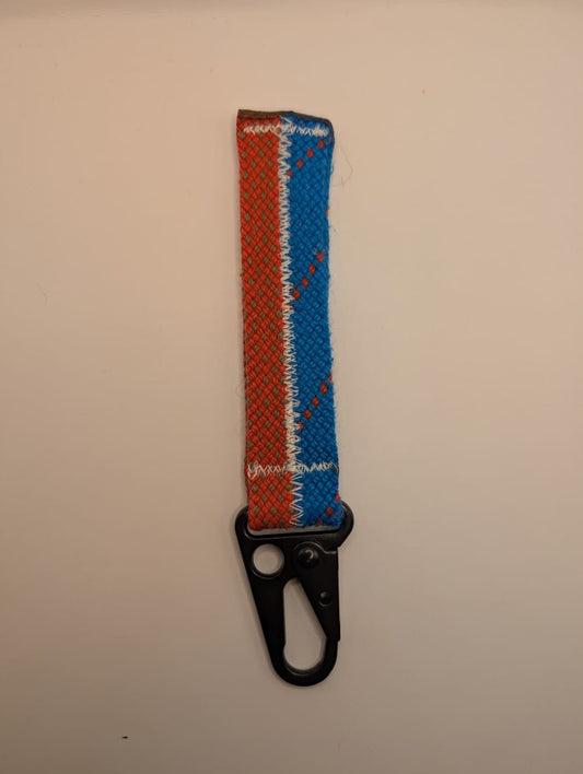 Red & Blue Climbing Rope Keychain