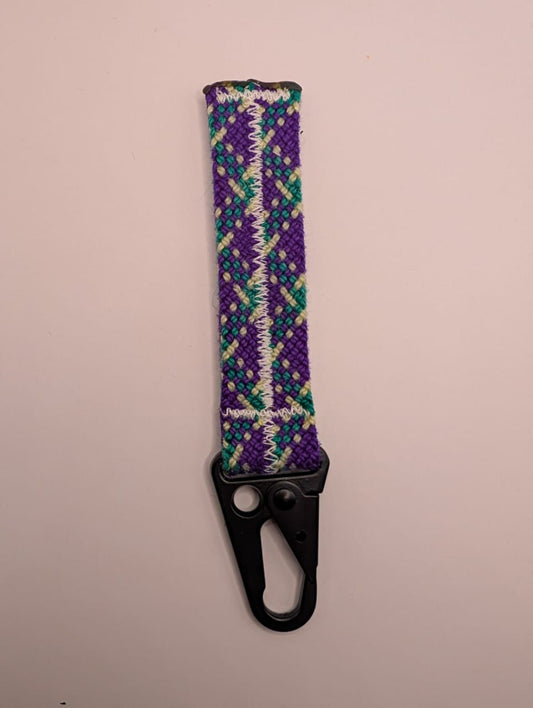 Purple Climbing Rope Keychain