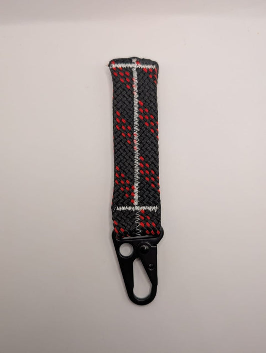 Black & Red Climbing Rope Keychain