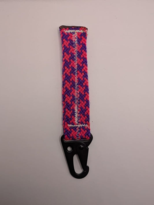 Pink & Purple Climbing Rope Keychain