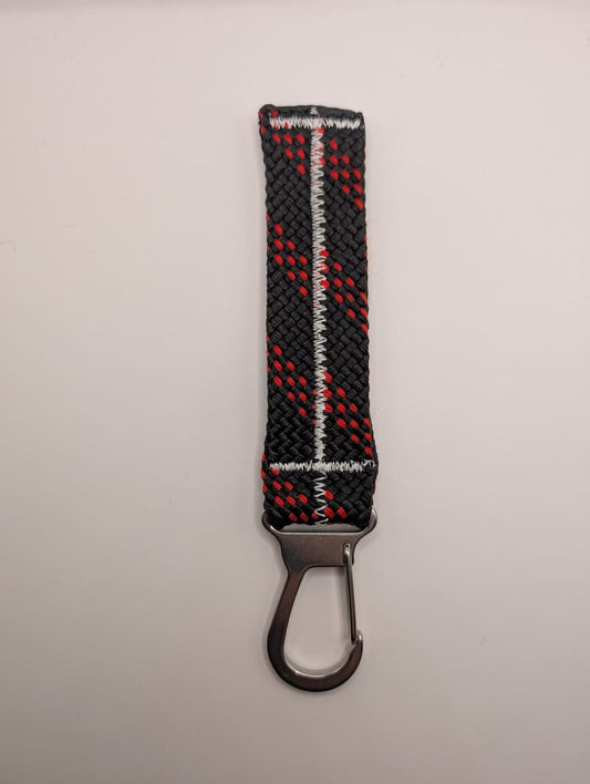 Black & Red Climbing Rope Keychain