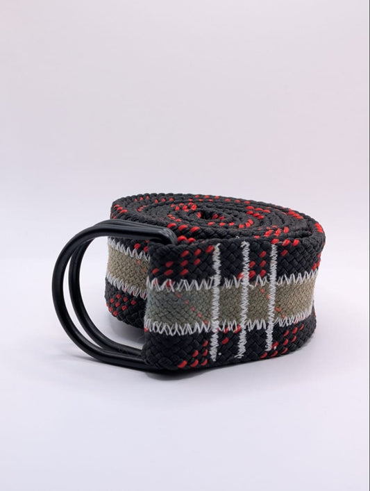 Black & Grey Climbing Rope Belt (3 rope)