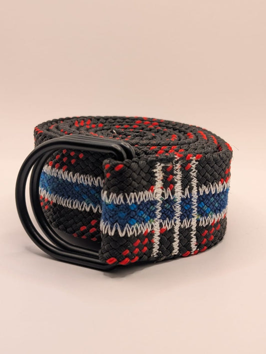 Black & Blue Climbing Rope Belt (3 Rope)