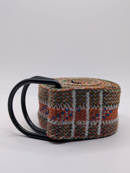 Brown & Orange Climbng Rope Belt (3 Rope)