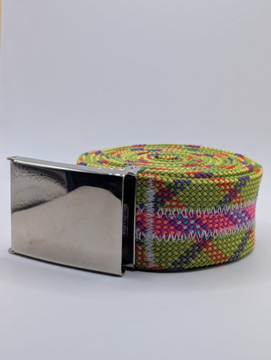 Green & Pink Climbing Rope Belt (3 Rope)