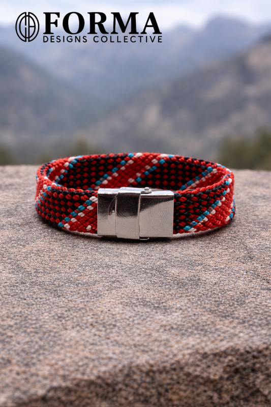 Red & Black Rope Bracelet