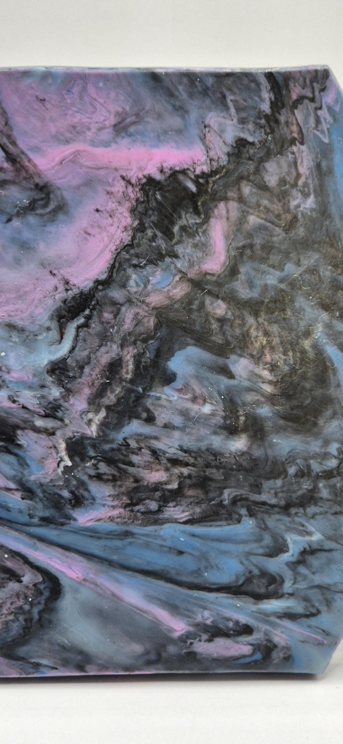 Recycled plastic hexagon coasters in Midnight, Granite and Rockpool colourways