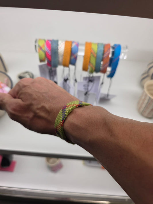 Green & Blue Rope Bracelet